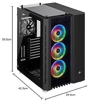 Corsair Crystal 680X  黒 PCケース 中古 ファン追加 Amazon | Corsair Crystal 680X RGB Tempered Glass -Black